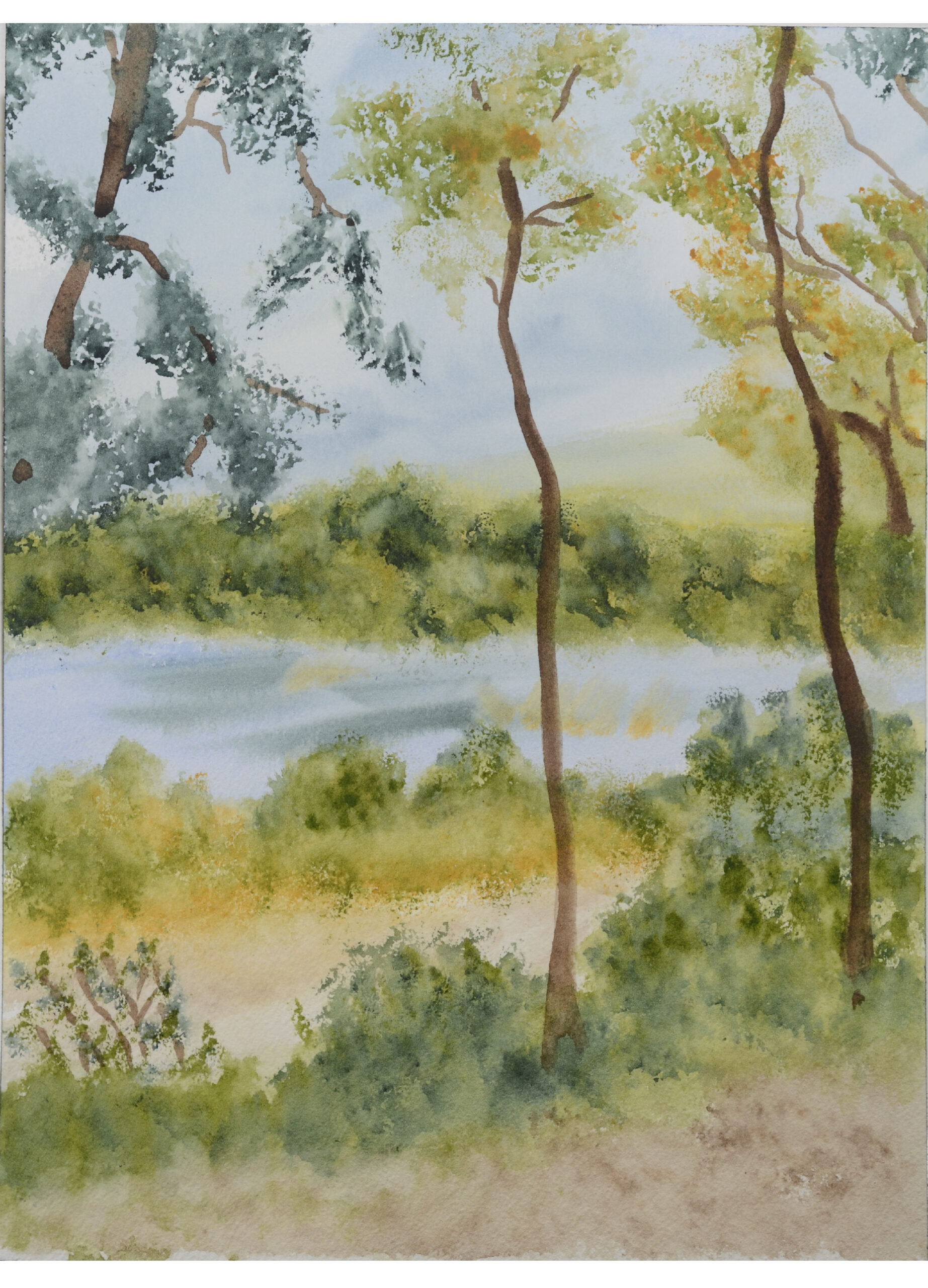 By-Waters-Edge_watercolor_12x9_October-2020-scaled