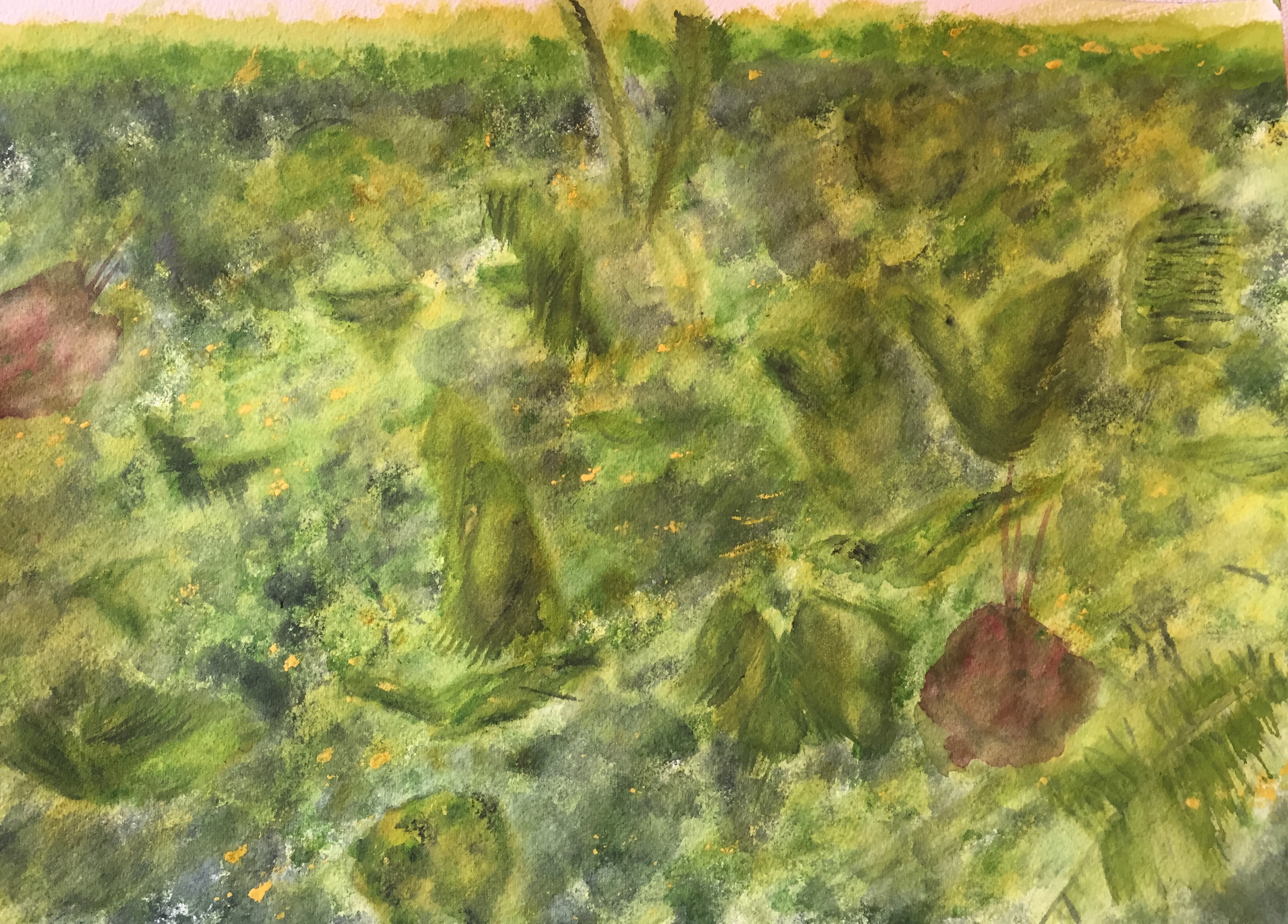 Shobha_Vertical-Garden-2_watercolor_12x16_June-17